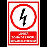 Indicator pentru limita zona de lucru depasirea interzisa